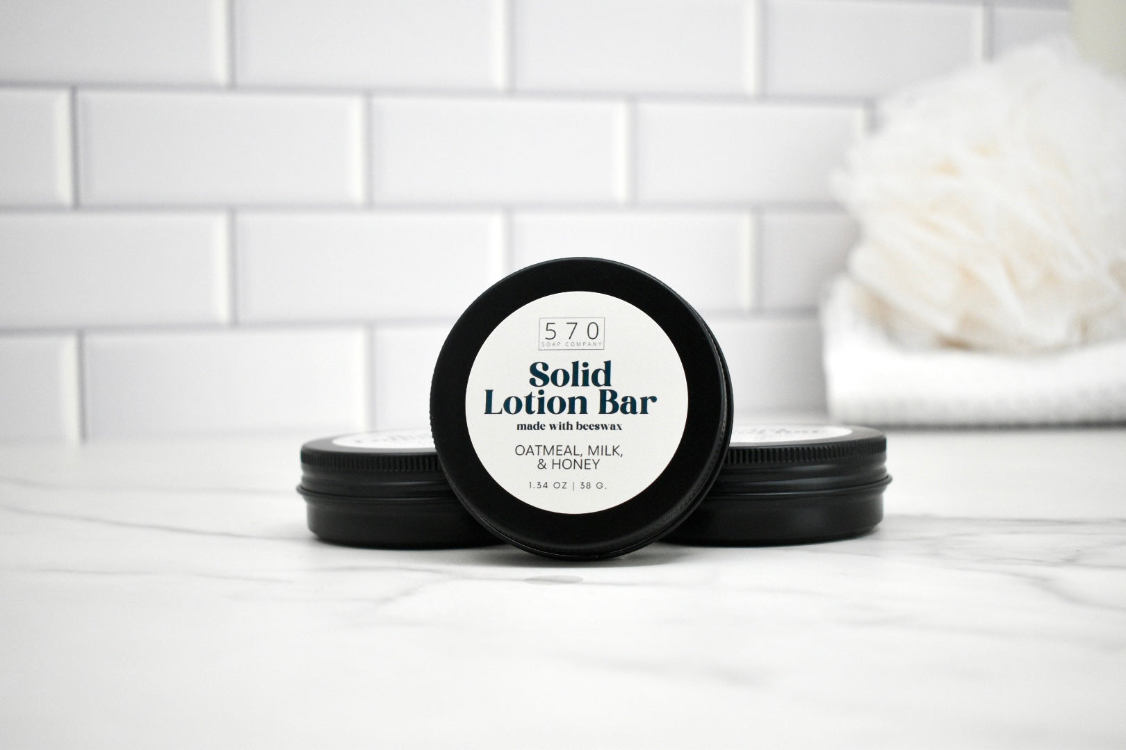 Solid Lotion Bar - made with beeswax – 570 Soap Co.