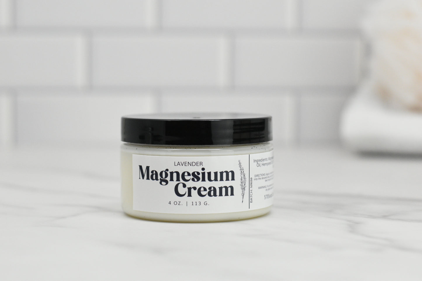 Magnesium Cream - Lavender, Eucalyptus, Fragrance Free