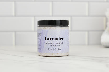 Lavender Whipped Sugared Soap Scrub