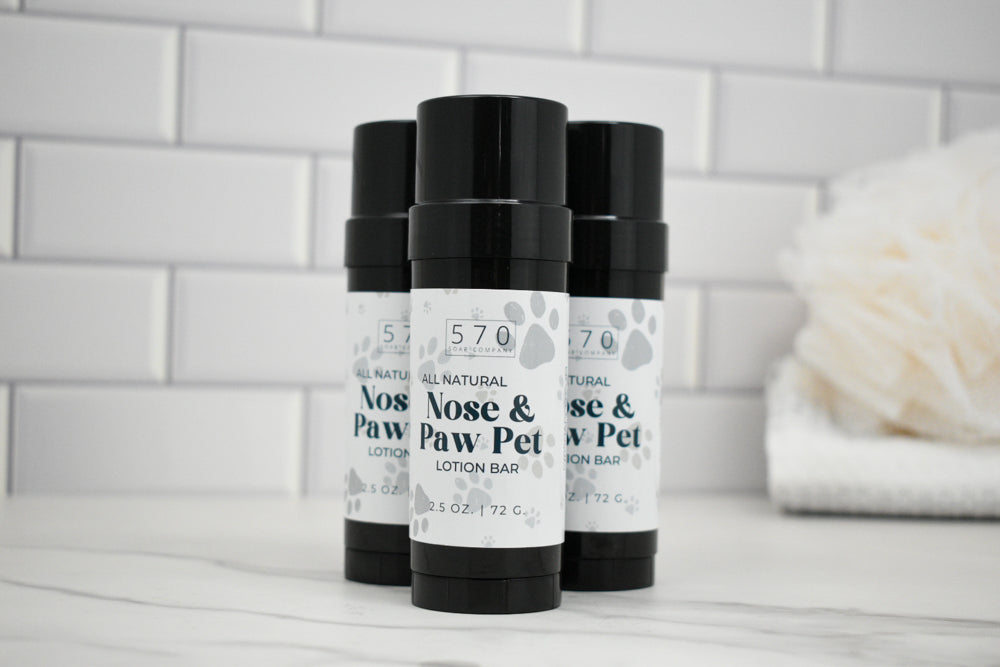 All Natural Nose & Paw Pet Lotion Bar – Winter Protection