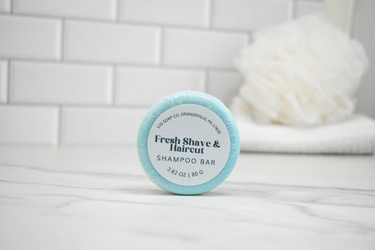 Fresh Shave & Haircut Solid Shampoo Bar