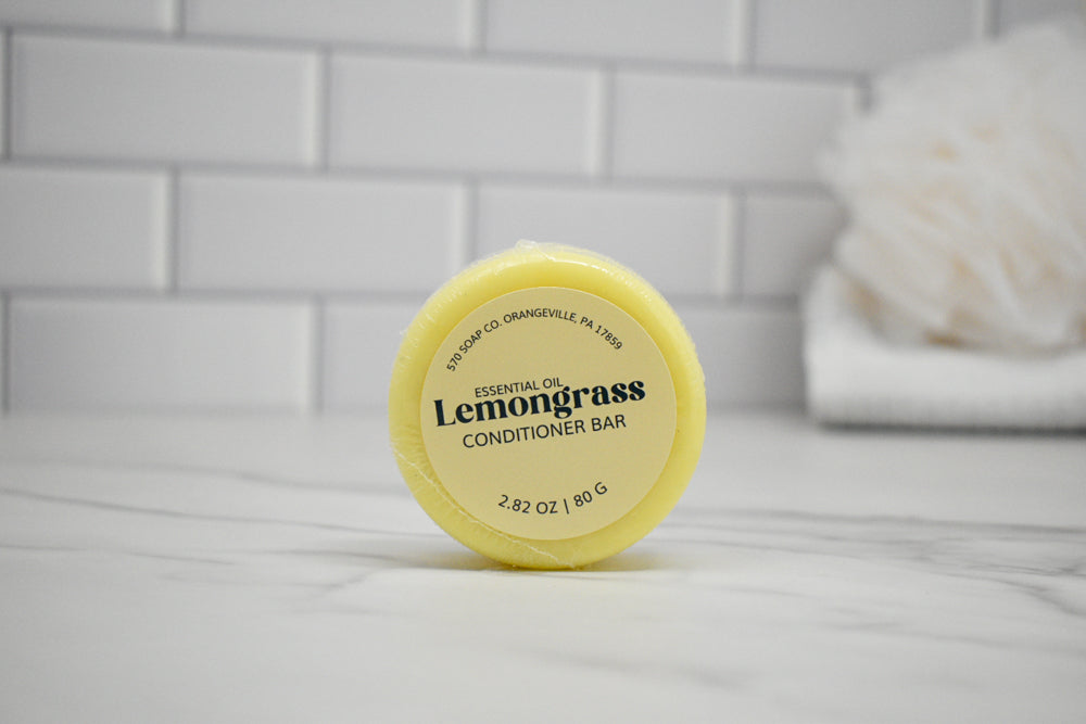 Lemongrass Essential Oil Conditioner Bar for All Hair Types