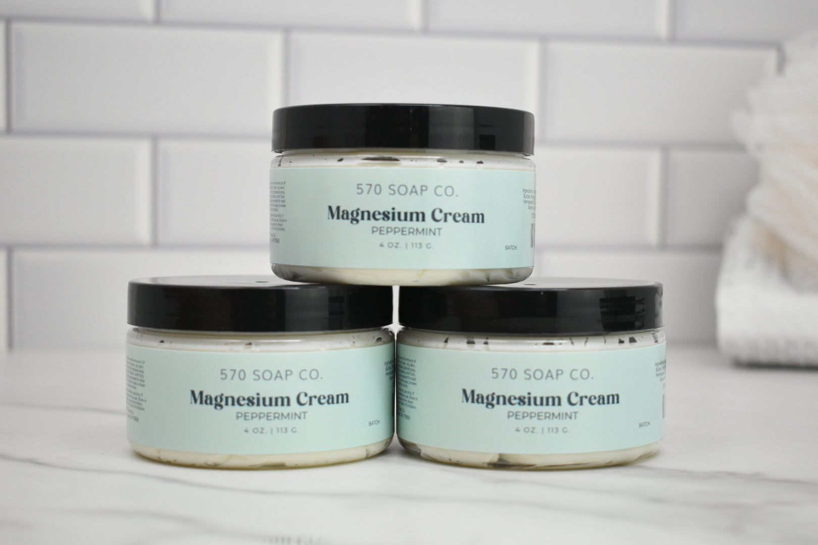 Magnesium Cream - Lavender, Eucalyptus, Fragrance Free – 570 Soap Co.